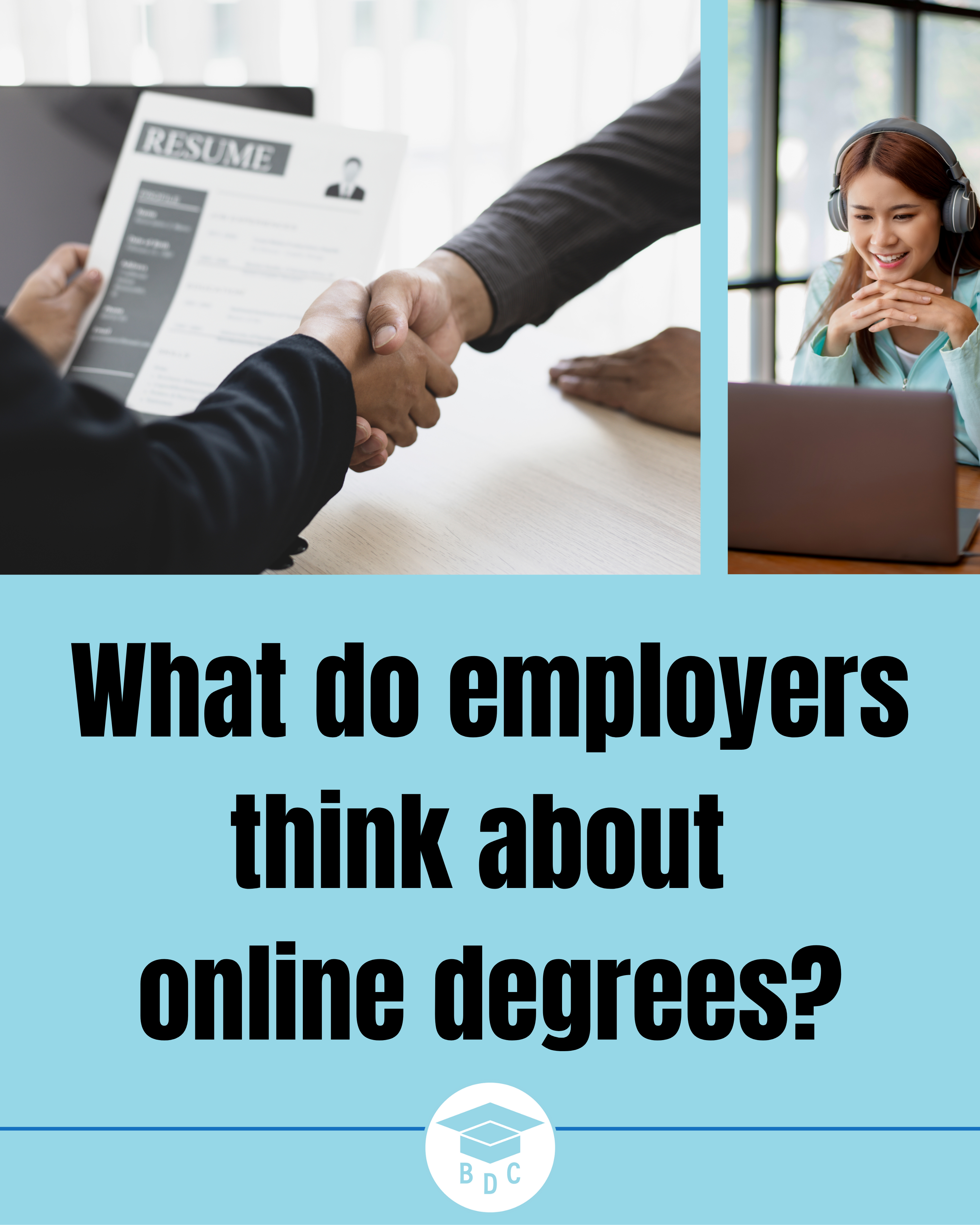 What do employers think about online degrees?