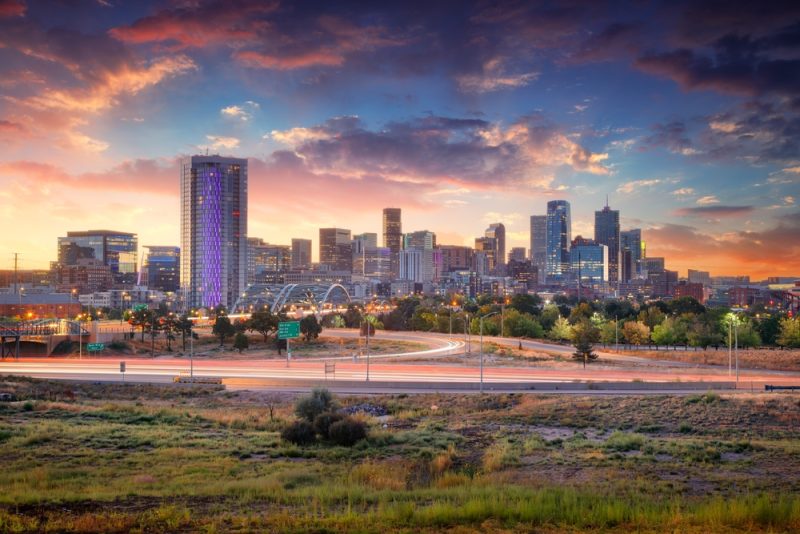 Denver, CO is a top place to live with an online business degree.